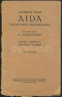 cca 1941 3 db zenei nyomtatvány - Falk Géza: Zenei műszótár, és 2 db magyar nyelvű szövegkönyv: Gius...