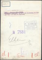 cca 1934 Amerikai női divatfotó, Winterfeld műterméből, hátoldalon a Szántó F. Műszaki és Sajtófotó ...