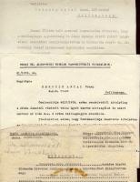 1938-1941 3 db irat egyházi főméltóságok aláírásaival