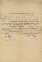 1945 Gellért Fürdő hadüzemi parancsnoki igazolás személyazonosságról