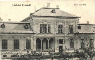 Recsk, Barkóczy-kastély