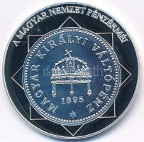 DN "A magyar nemzet pénzérméi - A legkisebb névértékű érme 1848-1916" Ag emlékérem tanúsít...