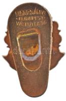 ~1900. "MFTR (Magyar Királyi Folyam- és Tengerhajózási Rt.) Sportkör" zománcozott fém gomb...