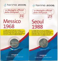 Olaszország 2006. "Torinoi Téli Olimpia" aranyozott emlékérem sorozat (12xklf) T:1,1-
Ita...