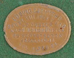 1940. "MOLSZ Szt. Imre Kerülete 1925-1940 / Sanctus Emericvs 1930" ezüstözött Br emlékérem...