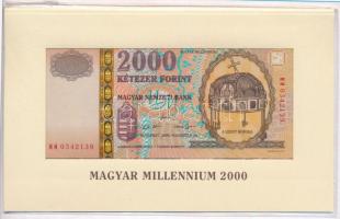 2000. 2000Ft "Millennium" eredeti bontatlan csomagolásban T:I