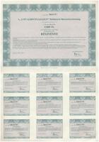 Budapest 1996. "A City Kárpótlási Jegy Befektető Részvénytársaság" 1000Ft értékű részvénye...