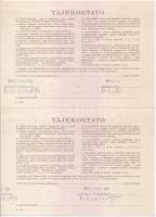 Budapest 1991. "Országos Kárrendezési és Kárpótlási Hivatal" kárpótlási jegye 1000Ft-ról, ...