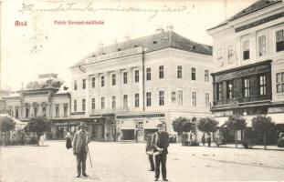 Arad, Fehér Kereszt Szálloda, Braun Gusztáv kávéháza, ifj. Klein Mór, Neumann M. üzletei / hotel, café, shops