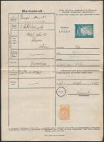 cca 1890 3 db marhalevél