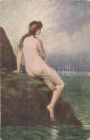 21 db RÉGI motívumos és városképes lap, vegyes minőségben; automobil, hölgyek, művészlapok / 21 pre-...