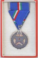 1969. "Közbiztonsági Érem" ezüst fokozata a rendőrség tagjai részére, zománcozott kitüntet...