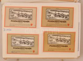 Kunsági borok. Kb 800 darabos magyar borcímke gyűjtemény. Mind különféle. / Collection of Hungarian ...