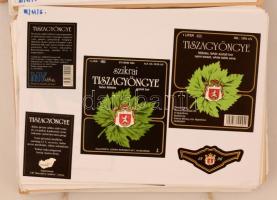 Kunsági borok. Kb 800 darabos magyar borcímke gyűjtemény. Mind különféle. / Collection of Hungarian ...