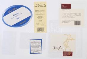 Szekszárdi borok. Kb 700 darabos magyar borcímke gyűjtemény. Mind különféle. / Collection of Hungari...