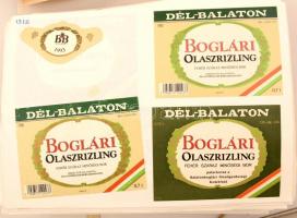 Dél.balatoni borvidék Óriási, Kb 1100 darabos magyar borcímke gyűjtemény. Mind különféle. / Collecti...