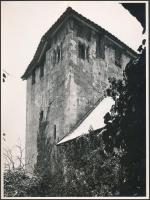 cca 1940 Léka, Lockenhaus, 4 db fotó hátoldalukon feliratozva, Fotó MFI Petrás / 4 photos of the castle, 24×18 cm