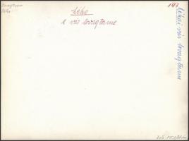 cca 1940 Léka, Lockenhaus, 4 db fotó hátoldalukon feliratozva, Fotó MFI Petrás / 4 photos of the cas...