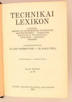 Lósy-Schmidt Ede dr., Barát Béla dr.(szerk.): Technikai lexikon. Építészet, mérnöki, és gépészmérnök...