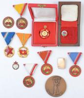 ~1970-1980. 17db-os vegyes, nagyrészt kitüntetés tétel, közte: "A haza fegyveres szolgálatában&...