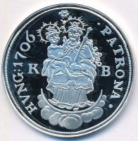 DN "Magyar tallérok utánveretben - Rákóczi féltallérja 1706" Ag emlékérem (20,19g/0,999/38...