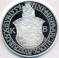 DN "Magyar tallérok utánveretben - I. Ferdinánd tallérja 1554" Ag emlékérem (20,06g/0,999/...