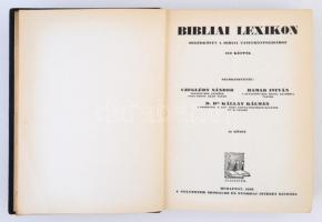 Bibliai lexikon I-II. Segédkönyv a Biblia tanulmányozásához. Szerk.: Czeglédy Sándor, Hamar István, ...