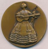 Iván István (1905-1968) 1961. "Az Állami Déryné Színház 10. évfordulójára" Br emlékérem (5...