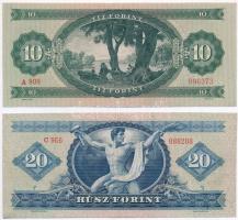 1949. 10Ft + 20Ft T:II-,III szép papír