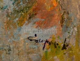 Csupor László (1914-1990): Virágcsendélet. Olaj, vászon, jelzett, keretben, 50×70 cm