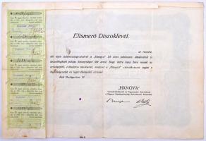 Budapest / Budafok 1926. "Hangya Fogyasztási és Értékesítő Szövetkezet" részvénye 5000K-ró...