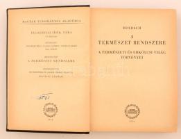 Holbach: A természet rendszere. A természeti és erkölcsi világ törvényei. Bp., 1954, Akadémiai (MTA ...