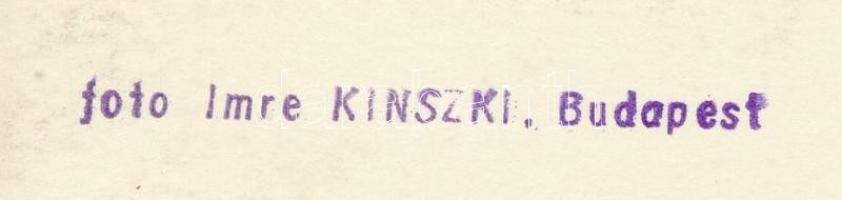 cca 1930 Kinszki Imre (1901-1945): Zabos tarisznya, pecséttel jelzett vintage fotóművészeti alkotás,...