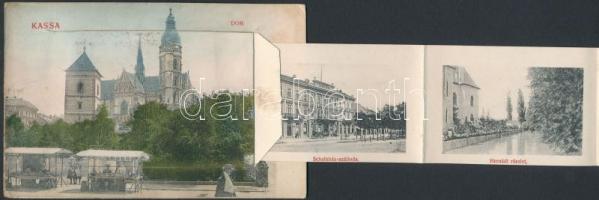 Kassa, Kosice; Dóm, leporello képeslap / dome, leporellocard (EK)