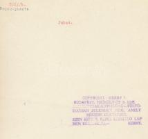 cca 1929 Bugac puszta, Kerny István (1879-1963) pecséttel jelzett vintage fotóművészeti alkotása, 24...