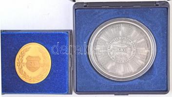 1996. "Központi Rendeltetésű Szervezetek Parancsnoksága 1971-1996" aranyozott érem díszdob...