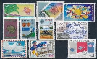 1983-1994 UPU 2 sets + 5 stamps, 1983-1994 UPU motívum 2 db sor + 5 klf önálló érték