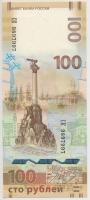 Oroszország 2015. 100R Krími emlékkiadás T:I  Russia 2015. 100 Rubles Crimean Commemorative Issue C:UNC