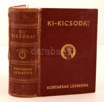 Ki - kicsoda? Kortársak lexikona. Budapest, é.n., Béta Irodalmi Rt. Kiadói aranyozott egészvászonkötés, megviselt állapotban, a borítója kopott, a gerince és a kötése sérült, az első két lap kijár.