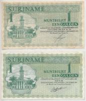 Suriname 1974. 1G + 1984. 1G T:III Suriname 1974. 1 Gulden + 1984. 1 Gulden C:F Krause 116