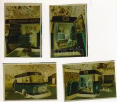 1969 AFIT szervizautója, 4 db szabadon felhasználható vintage negatív, 9x6 cm