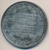 1861. "Országgyűlési Emlék" fém emlékérem. "HON SZERETET 'S EGYETÉRTÉSBE VAN ERŐ...