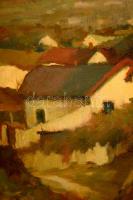 Várdeák Ferenc (1897-): Dunakanyar. Olaj, vászon, jelzett, keretben, 65×82 cm