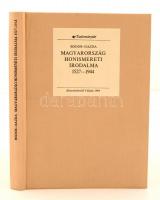 Bodor Antal dr.- Gazda István dr.: Magyarország honismereti irodalma 1527-1944. Budapest, 1984, Könyvértékesítő Vállalat. Kiadói egészvászon kötésben