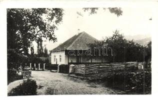 Csontos, Kosztrino; Utcarészlet, parasztház / street, house