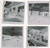 1982 Budapest, a TOLDI mozi belső felvételei, 6 db szabadon felhasználható vintage negatív, 6x6 cm