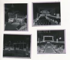 1982 Budapest, a TÜNDÉR mozi belső felvételei, 5 db szabadon felhasználható vintage negatív, 6x7 cm