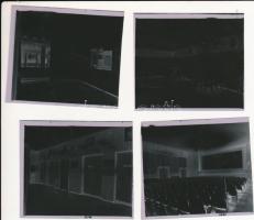1982 Budapest, az ÉVA mozi külső-belső felvételei, 9 db szabadon felhasználható vintage negatív, 6x7 cm