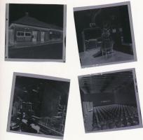 1982 Budapest, a CINKOTA mozi külső-belső felvételei, 8 db szabadon felhasználható vintage negatív, 6x6 cm