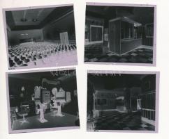 1982 Budapest, a FÉNY mozi külső-belső felvételei, 6 db szabadon felhasználható vintage negatív, 6x7 cm